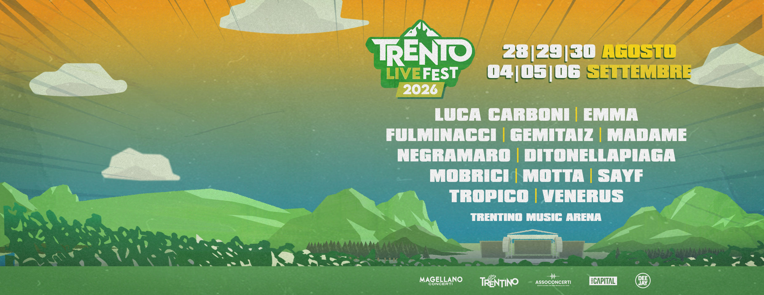 Incontri con Andro Mariano, Rodrigo D’Erasmo e Motta al Trento Live Fest